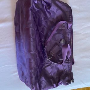 Authentic vintage Coach carry on bag